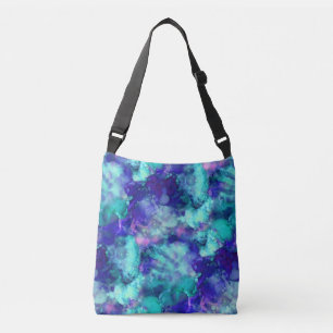 Bolsa Ajustável aquarelas de fantasia azul: