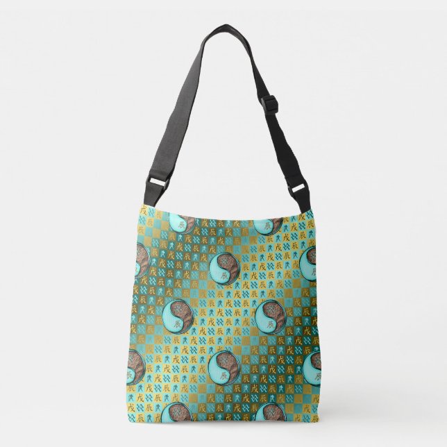 Bolsa Ajustável Aquário & Dragão da Terra (Frente)