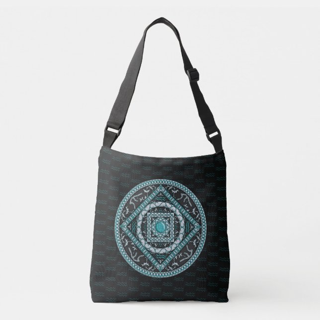 Bolsa Ajustável Aquarius Mandala All-Over-Impressão Bag (Frente)