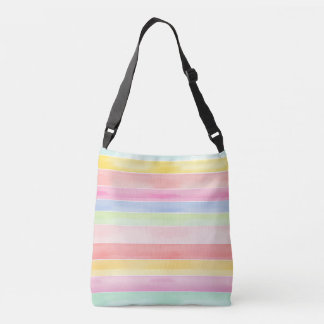 Bolsa Ajustável Arco-Íris - Banho de Stripe Pastel