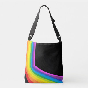 Bolsa Ajustável Arco-Íris Corpo Corpo Curva Colorida Saco