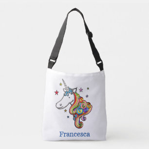 Bolsa Ajustável Arco-Íris Personalizado - Saco de Tota do Coração 