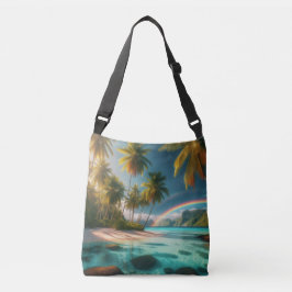 Bolsa Ajustável Arco-Íris Tropical de Praia