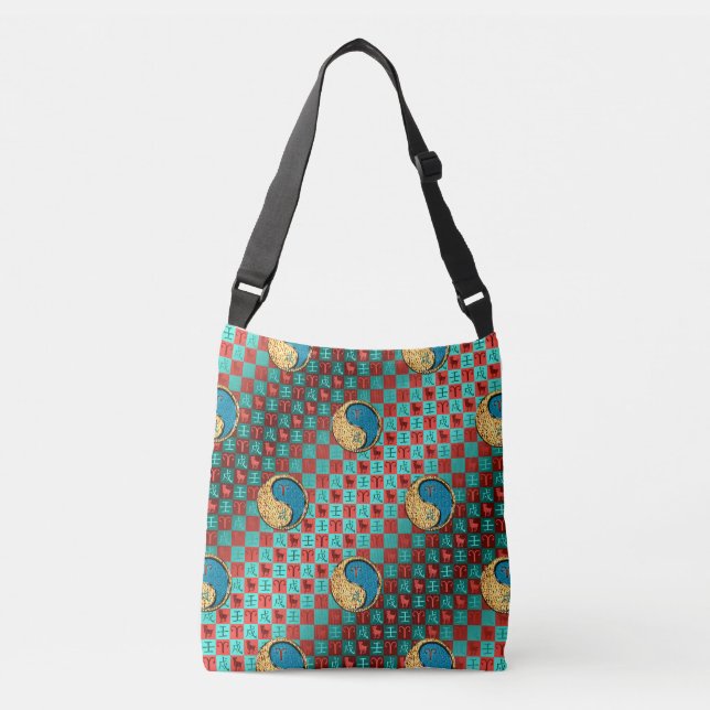 Bolsa Ajustável Áries e Cão de Água (Frente)