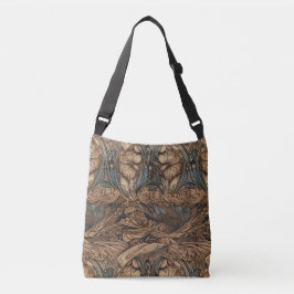 Bolsa Ajustável Art Nouveau Floral elegante