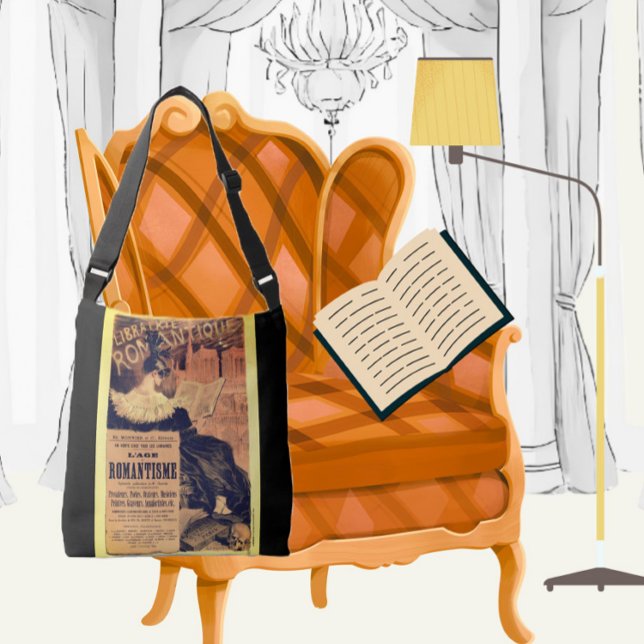 Bolsa Ajustável Art nouveau librairie romantique eugene grasset (Criador carregado)