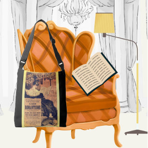 Bolsa Ajustável Art nouveau livraria romântica eugene grasset