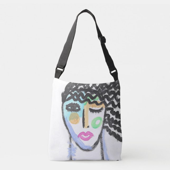 Bolsa Ajustável Arte abstrata original (Frente)