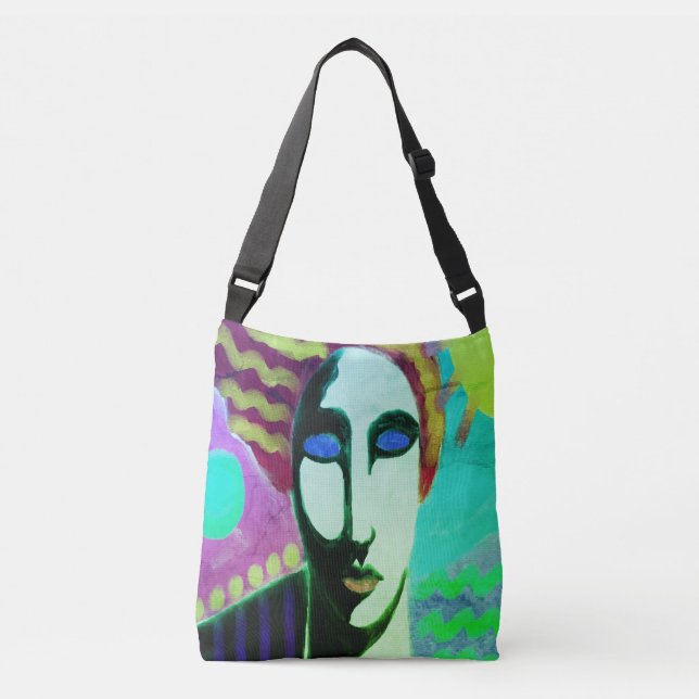 Bolsa Ajustável Arte Abstrato original (Frente)