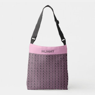 Bolsa Ajustável Arte Africano, padrão de Árvores de Coco Mágicas