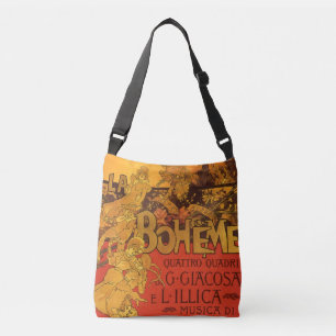 Bolsa Ajustável Arte Antiga Modernista Música, Ópera La Boheme, 18