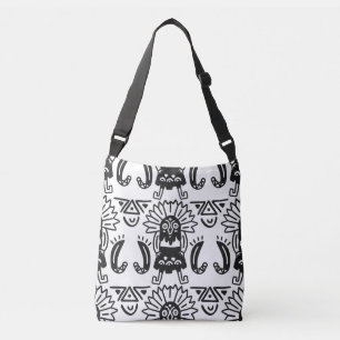 Bolsa Ajustável Arte Asteca - Padrão de Lagarto