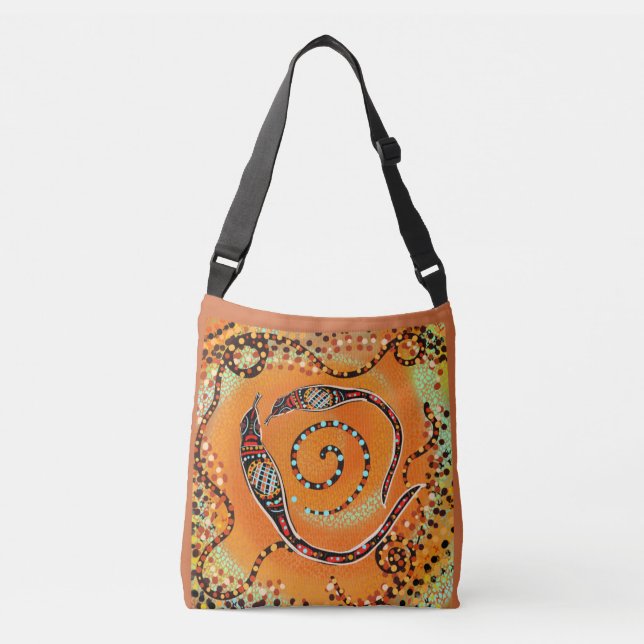 BOLSA AJUSTÁVEL ARTE AUSTRALIANO                    (Frente)