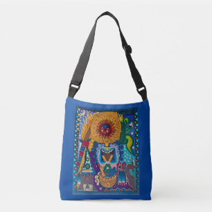 Bolsa Ajustável Arte Colorida Sun Huichol