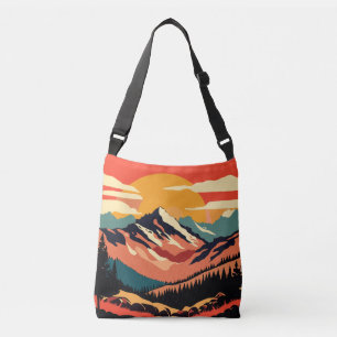 Bolsa Ajustável Arte da cena da montanha