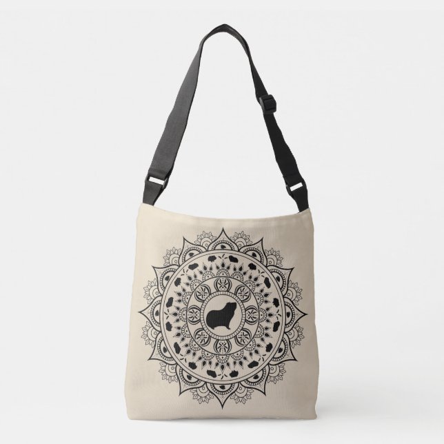 Bolsa Ajustável Arte da mandala da cobaia (Frente)