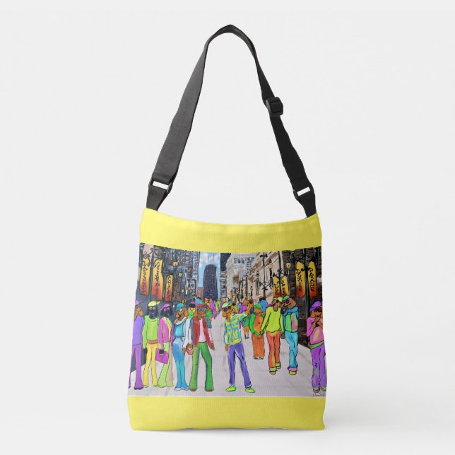 Bolsa Ajustável Arte de Dachshund (Frente)