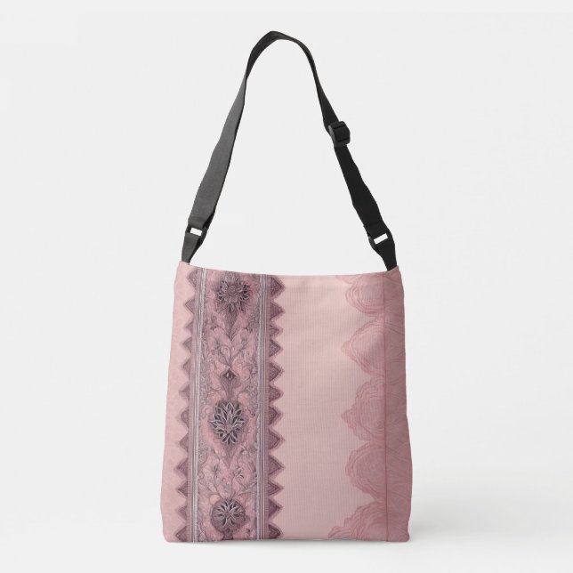 Bolsa Ajustável Arte de IA Bege & Lateral (Verso)