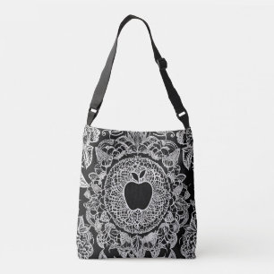 Bolsa Ajustável Arte de IA da Apple Preta