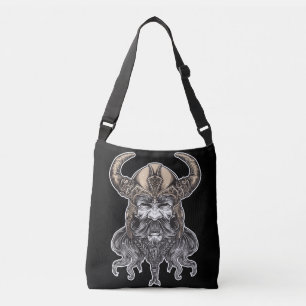 Bolsa Ajustável Arte de Ilustração Viking Nórdica
