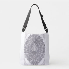 Bolsa Ajustável Arte de Parede Pavão de Cristal | Linha Geométrica