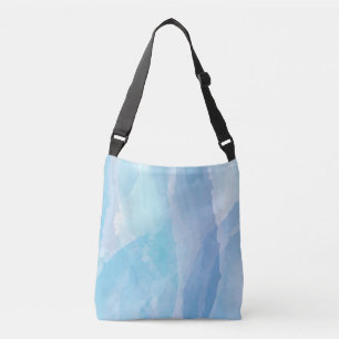 Bolsa Ajustável Arte de pincel azul, abstrato, cor de água legal