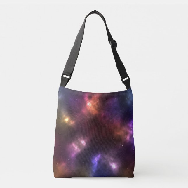 Bolsa Ajustável Arte Digital de Constelações do Espaço Cósmico Abs (Frente)
