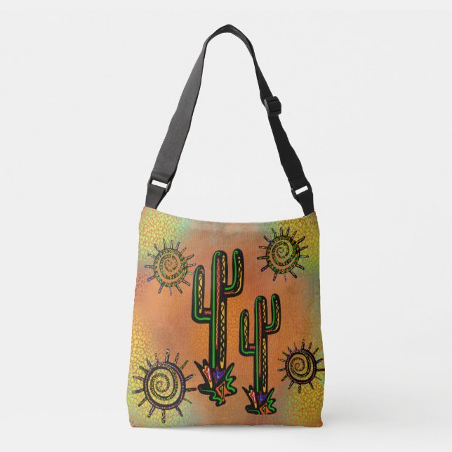 BOLSA AJUSTÁVEL ARTE DO CACTUS DO SUL (Frente)