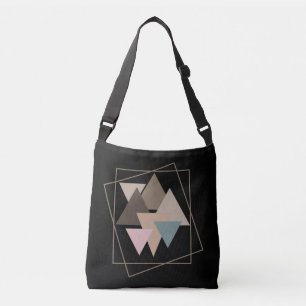 Bolsa Ajustável Arte futurista geométrica abstrato moderna