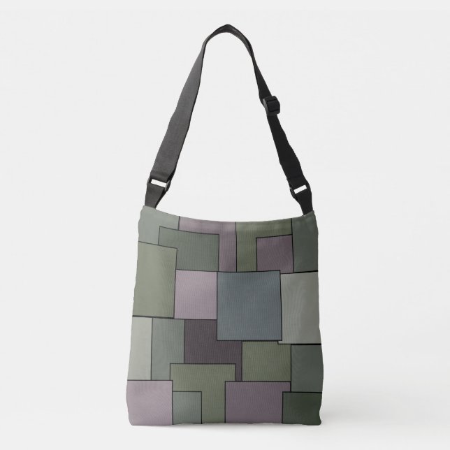 Bolsa Ajustável arte geométrica moderna abstrato (Frente)