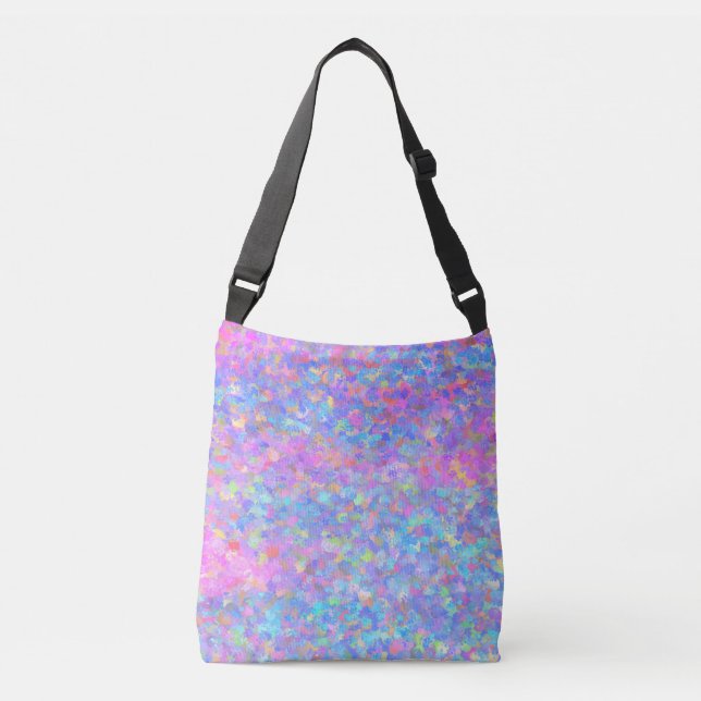 Bolsa Ajustável Arte ponto multicolor (Frente)