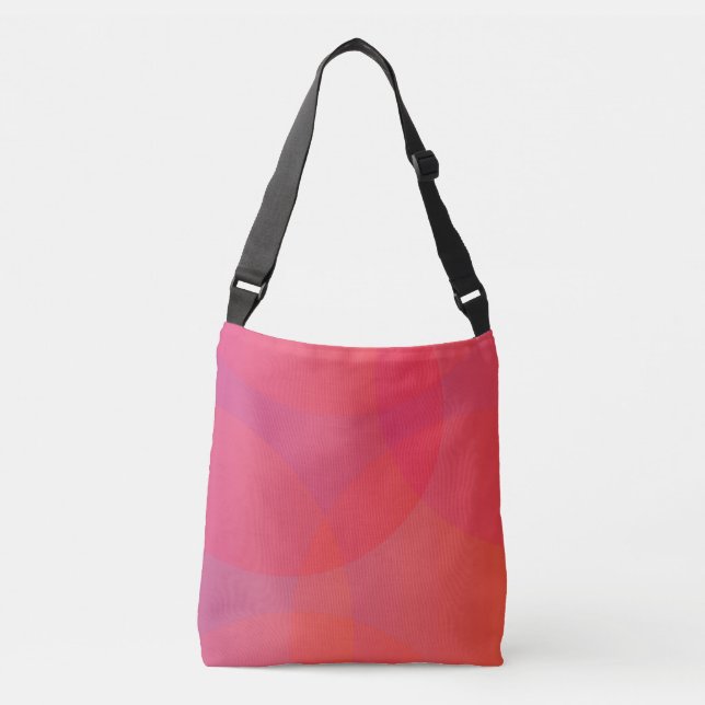 Bolsa Ajustável Arte rosa, laranja, moderna, simples, legal, moder (Frente)