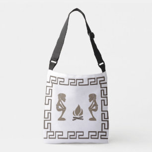 Bolsa Ajustável Arte tribal abstrato africana
