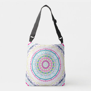 Bolsa Ajustável Arte Vibrante e Colorida de Mandala