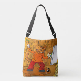Bolsa Ajustável Artista Painter Cat
