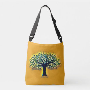 Bolsa Ajustável Árvore da vida Abstrato da arte