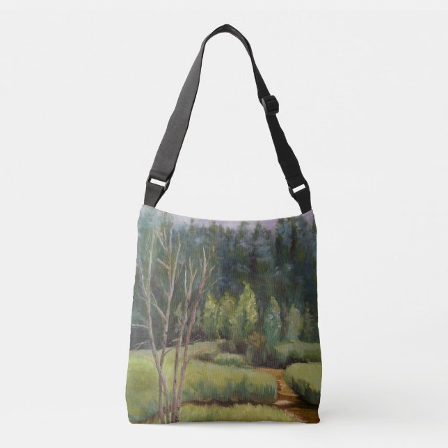 Bolsa Ajustável Árvore de Aspen na floresta boreal (Frente)