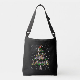 Bolsa Ajustável Árvore De Natal De Gato Bonito Coberta Por Lanter