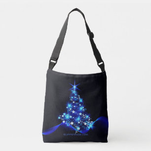 Bolsa Ajustável Árvore de Natal estilizada e brilhante da Slippery