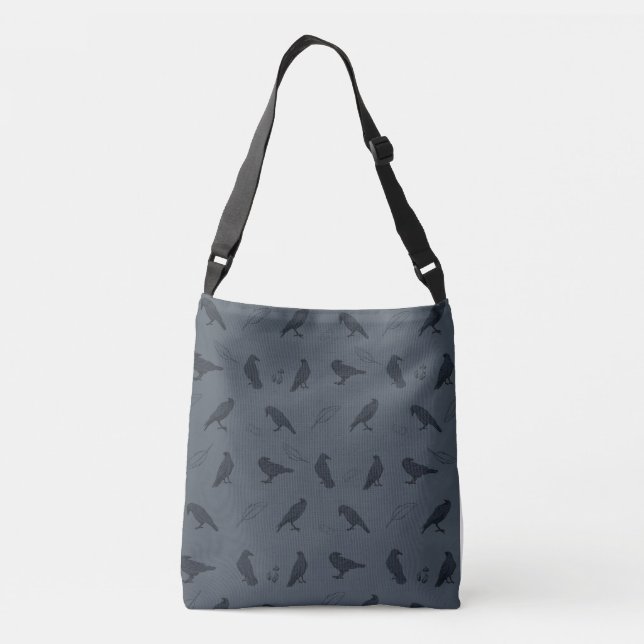 Bolsa Ajustável Assassinato de Crows Crossbody (Verso)