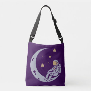 Bolsa Ajustável Astronauta na Design da Lua Crescente