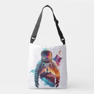 Bolsa Ajustável Astronauta Vetor Art Animal Na Natureza Majestosa