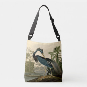 Bolsa Ajustável Audubon Louisiana Heron Birds América Art