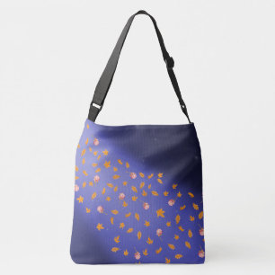 Bolsa Ajustável Autumn Leaves & Rosa Night Sky