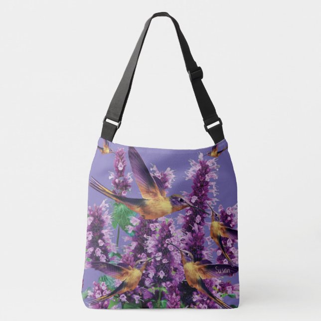 Bolsa Ajustável Aves E Flores Por CBDOilPrincess (Frente)