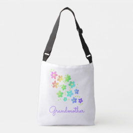 Bolsa Ajustável Avó Flores Arco-Íris