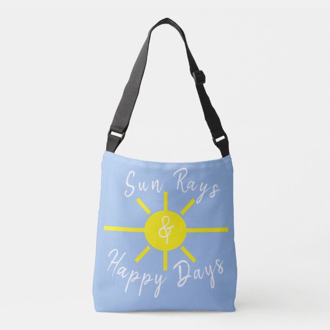 Bolsa Ajustável Azul e ensolarado (Frente)