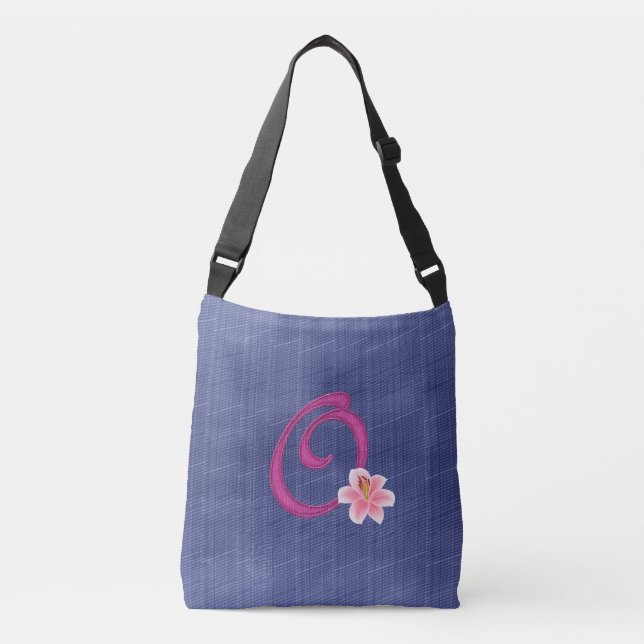 Bolsa Ajustável Azul elegante O (Frente)