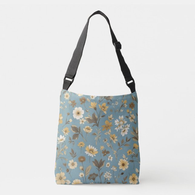 Bolsa Ajustável Azul-jardim (Frente)