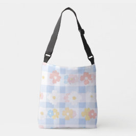 Bolsa Ajustável Azul Verificado Floral